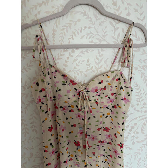 FALL CLEARANCE NWOT Princess Polly Button Down Floral Slip Dress - Picture 3 of 7